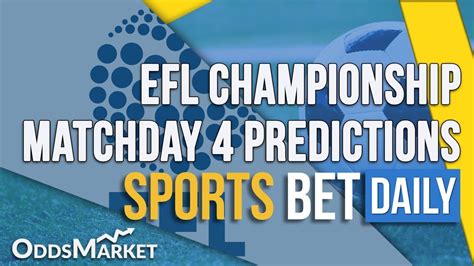 EFL Championship Predictions and Betting Tips .